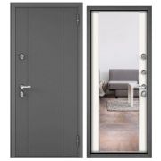 TERMO LITE MP (Левая, Серый муар, RL-1, МДФ Белый софт, 10TL-164, mirror, 2050, 960)