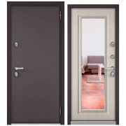 TERMO LITE MP (Левая, Шоколад букле, МДФ Бьянко ларче, 10TL-140, mirror, 2050, 960)