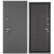 TERMO LITE MP (Правая, Серый муар (порог), RL-2, МДФ Бетон графит, 10TL-161, 2050, 960, Черная RL)