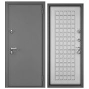 TERMO LITE MP (Правая, Серый муар (порог), МДФ Белый ларче, 10TL-112, 2050, 960)