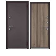 TERMO LITE MP (Левая, Шоколад букле (порог), МДФ Дуб галифакс медовый, 10TL-161, 2050, 960)